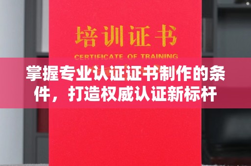 云龙掌握专业认证证书制作的条件，打造权威认证新标杆